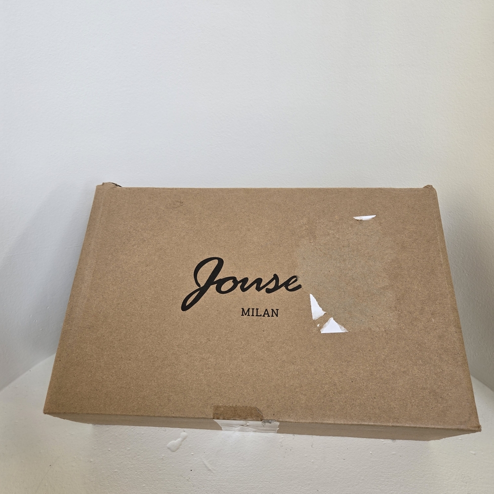 New In Box-Jousens Men's GREY Leather Sneakers, SIZE 10 - Picture 11 of 13